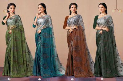 Ronisha Shyama Printed Party Wear Sarees Catalog

